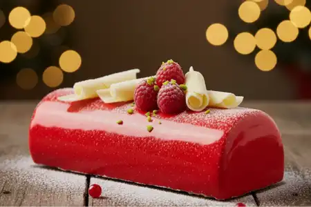 buche l'instant thé buche de noel l'atelier gourmet de berdin