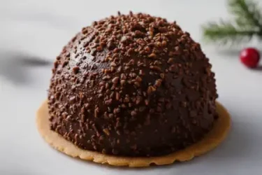 dome cacahuète patisserie l'atelier gourmet de berdin